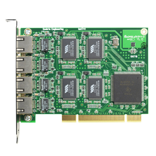 lan1741, PCI Quad ethernet board - top